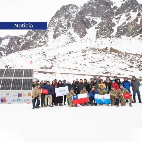 Científicos CETAM-UTFSM capacitaron a jóvenes chilenos para el estudio del Cambio Climático en la Cordillera de Los Andes