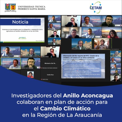 Investigadores del Anillo Aconcagua colaboran en plan de acción para el  Cambio Climático en la Región de La Araucanía
